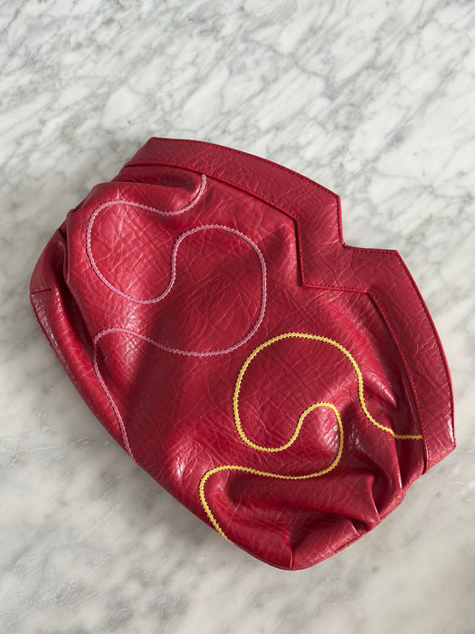 1980s Abstract Clutch Bag