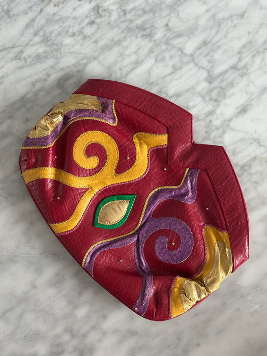 1980s Abstract Clutch Bag