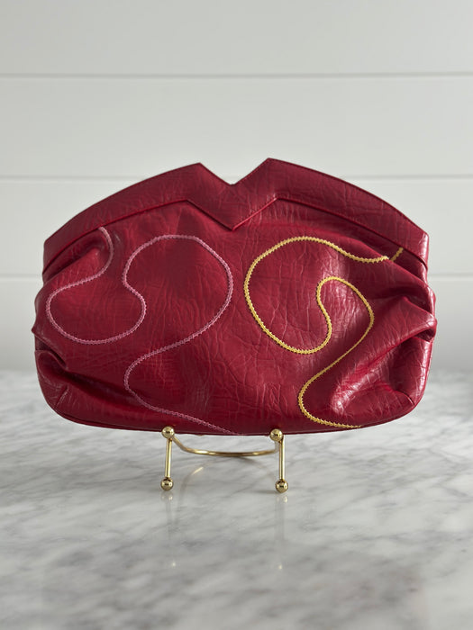 1980s Abstract Clutch Bag