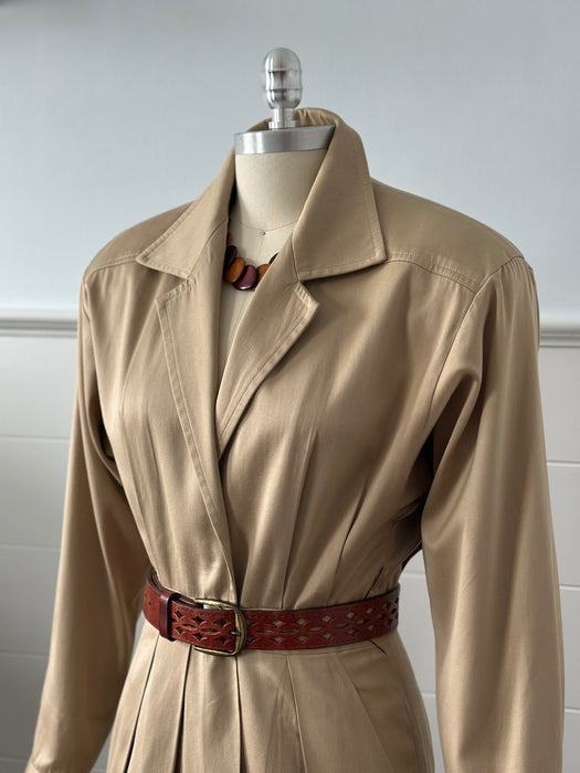 1980s Anne Klein Wrap Dress