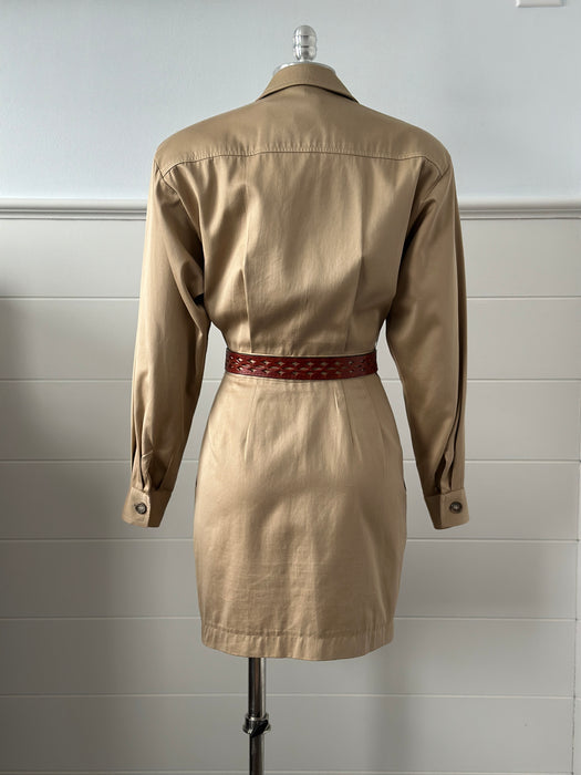 1980s Anne Klein Wrap Dress