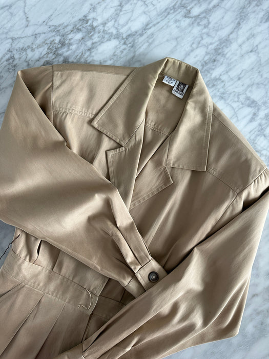 1980s Anne Klein Wrap Dress