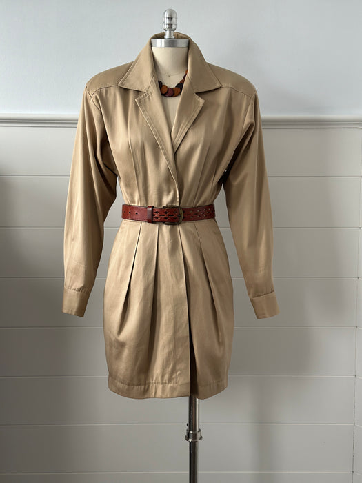 1980s Anne Klein Wrap Dress