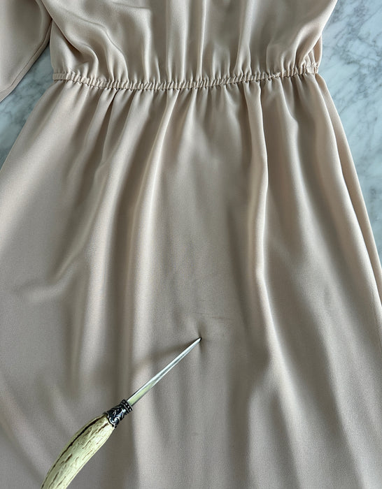 1970s Western Pleated Dress