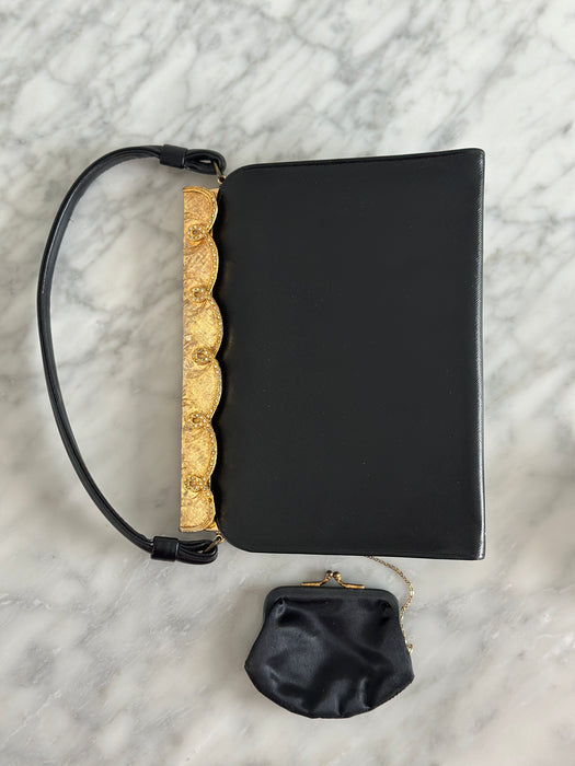 1950s Cocktail Clasp Bag