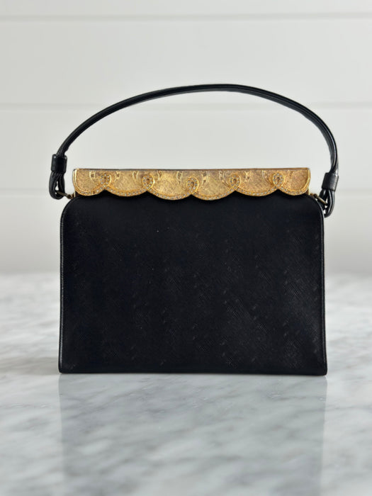 1950s Cocktail Clasp Bag