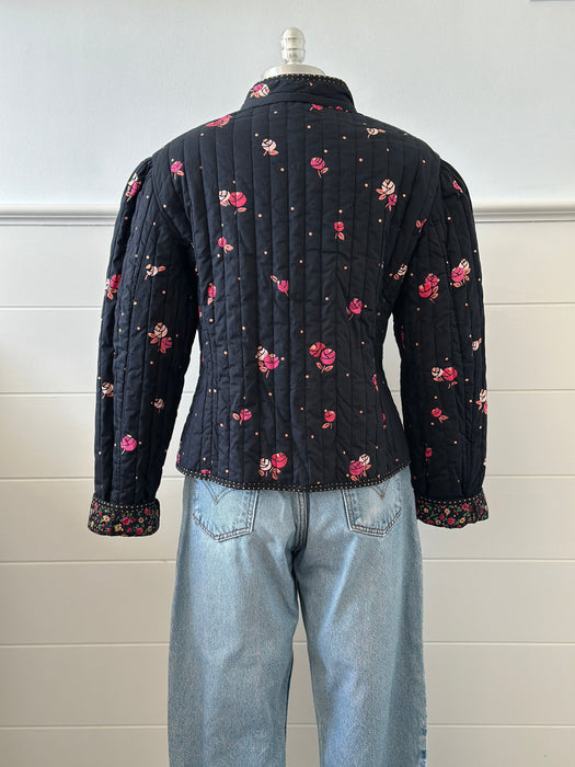 1990s Floral Quilted Jacket