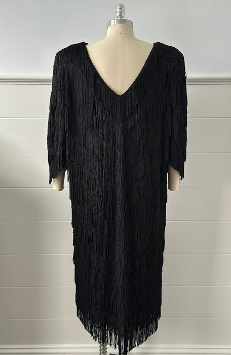 1980s Fringe Dress