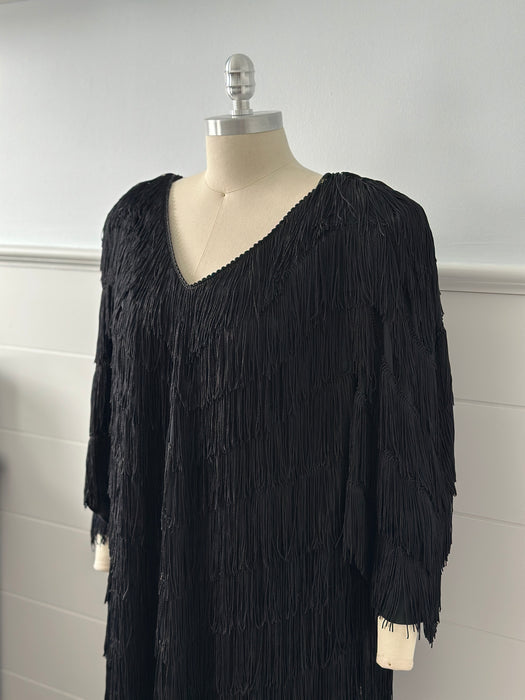 1980s Fringe Dress