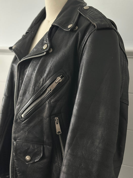 1980s Leather Moto Jacket