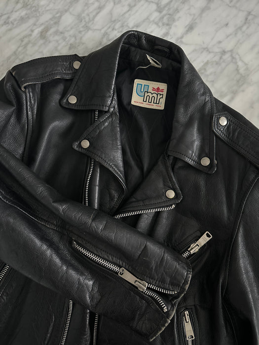 1980s Leather Moto Jacket