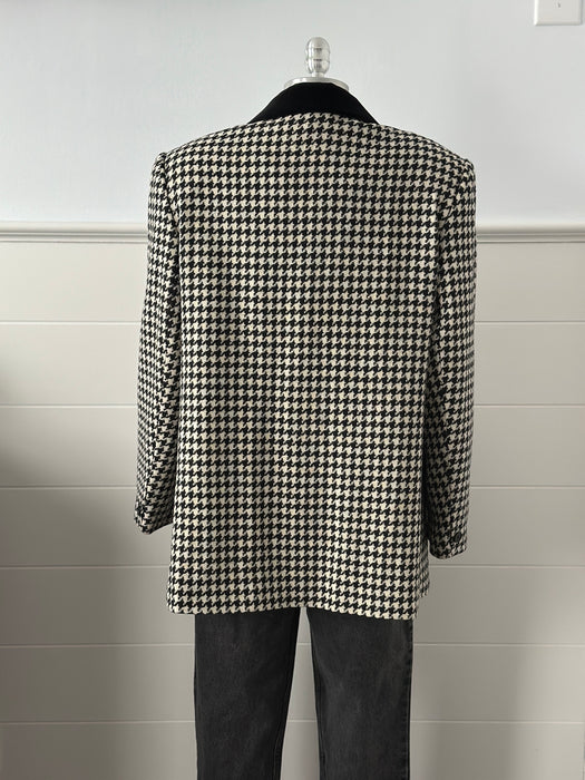 1980s Wool Houndstooth Blazer