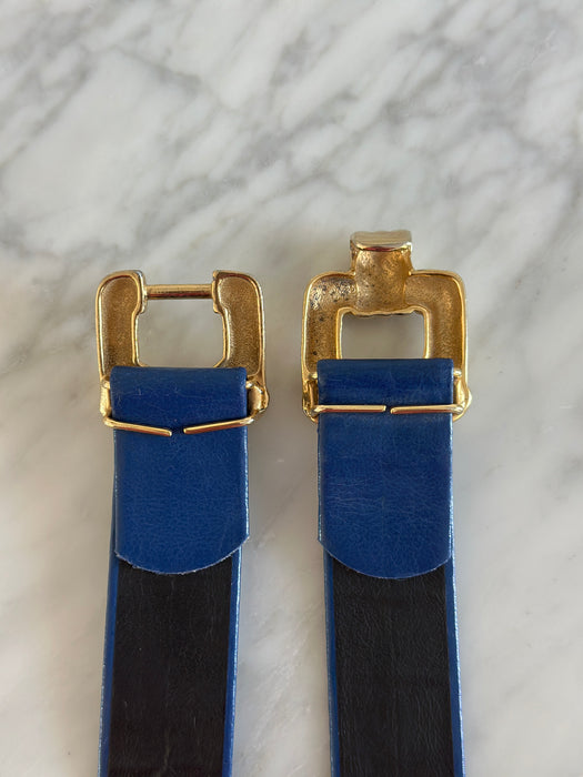 Vintage Leather Clasp Belt