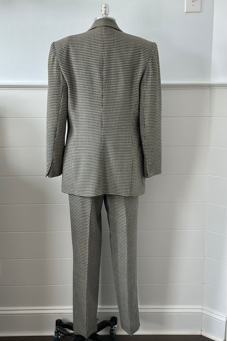 1980s Calvin Klein Houndstooth Suit