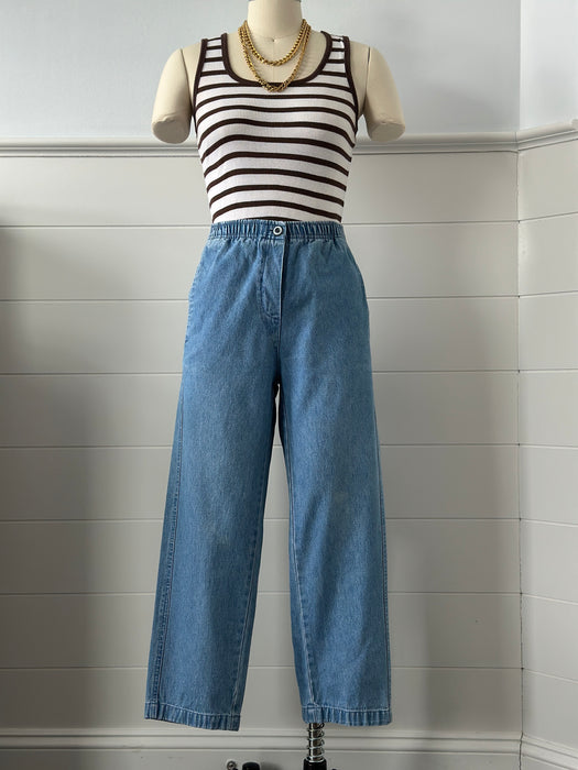 1980s Chambray Jeans