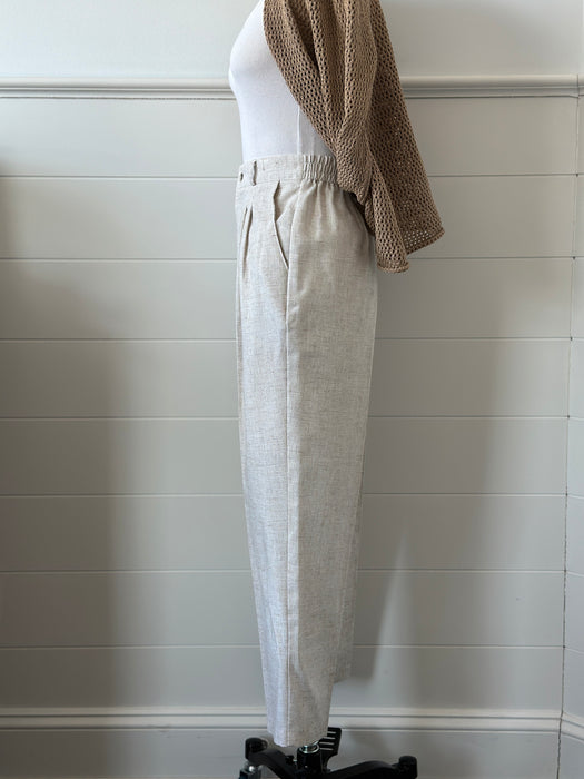 1980s Pleated Summer Slacks