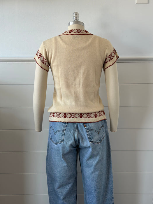 1980s Penrose Knit Top