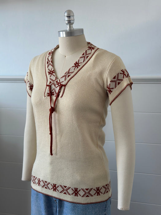 1980s Penrose Knit Top