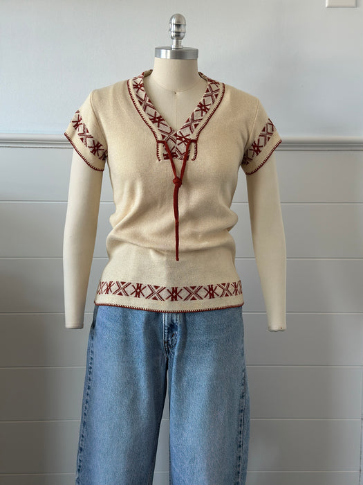 1980s Penrose Knit Top