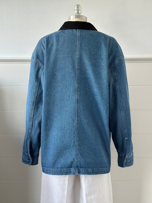 1980s Denim Utility Jacket