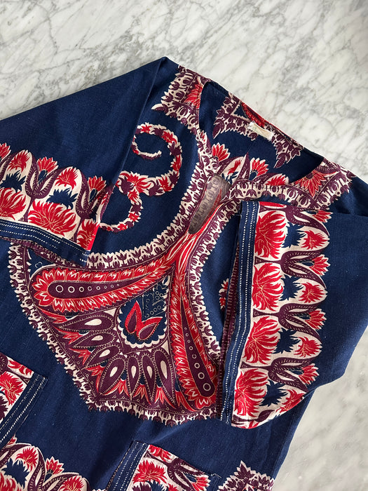 1980s Floral Tunic