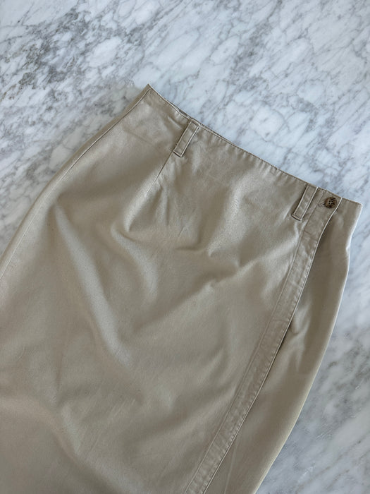 Vintage Gap Khaki Wrap Skirt