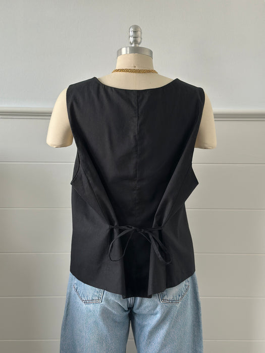 1990s Gap Linen Vest
