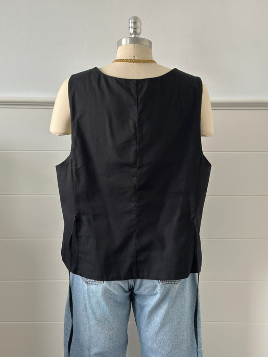 1990s Gap Linen Vest
