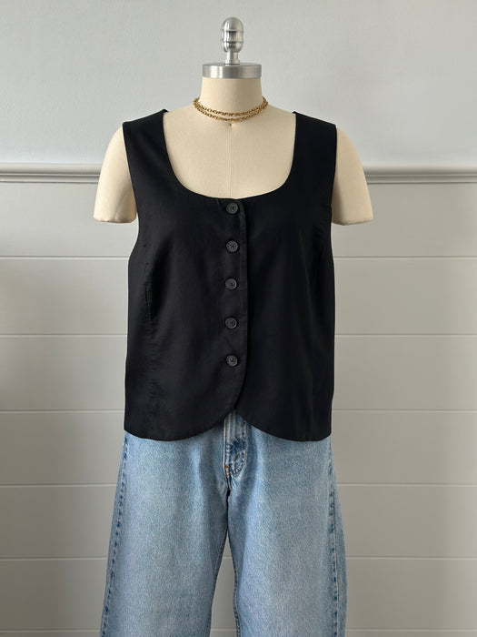 1990s Gap Linen Vest