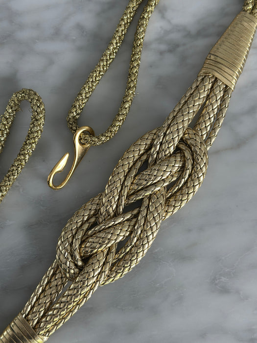 1970s Braided Vintage Belt