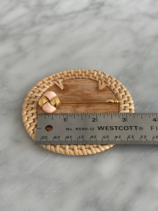 Gold and Blush Quad Pin