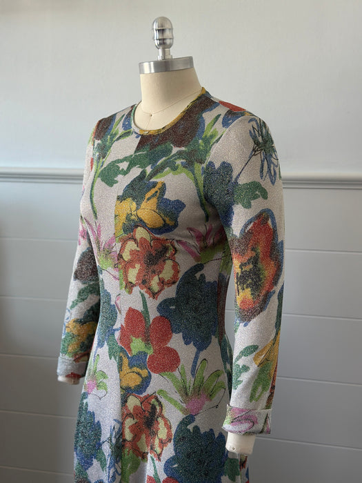 1970s Goldworm Evening Dress