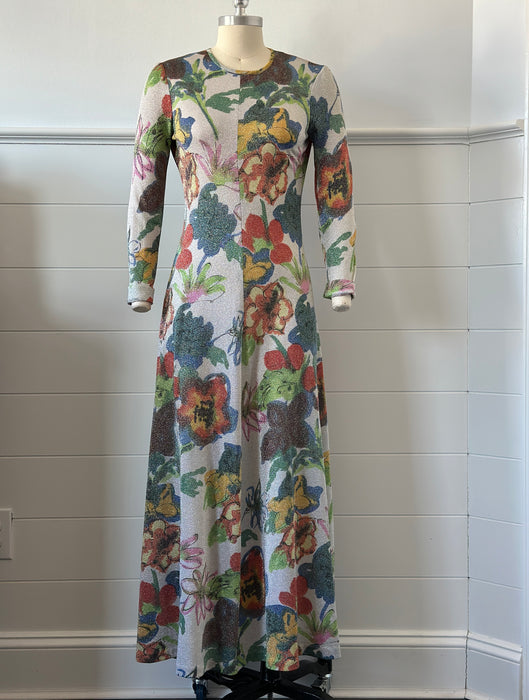 1970s Goldworm Evening Dress