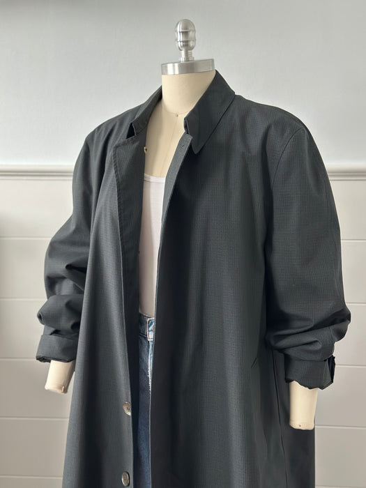 1980s Classic Trench Car Coat