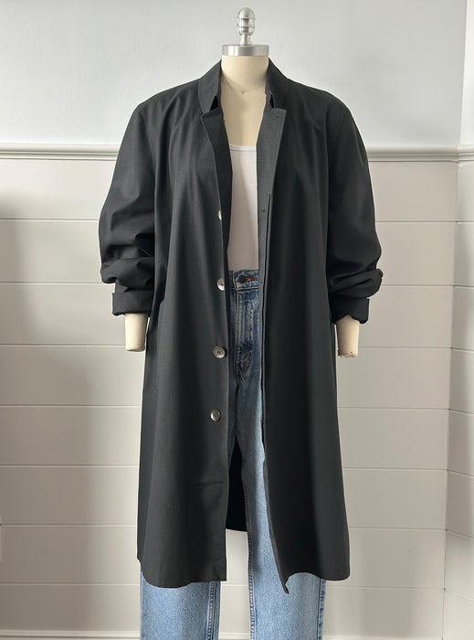 1980s Classic Trench Car Coat