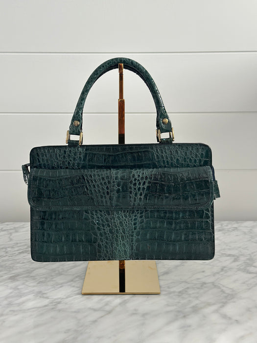 1960s Alligator Embossed Bag