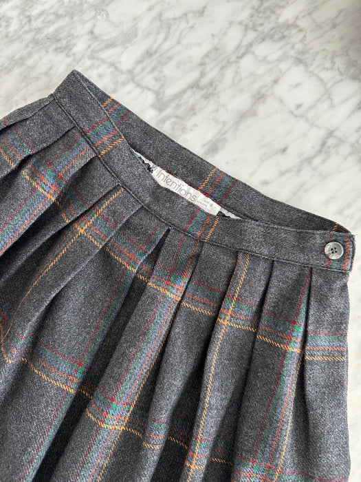 1980s Pleated Skirt