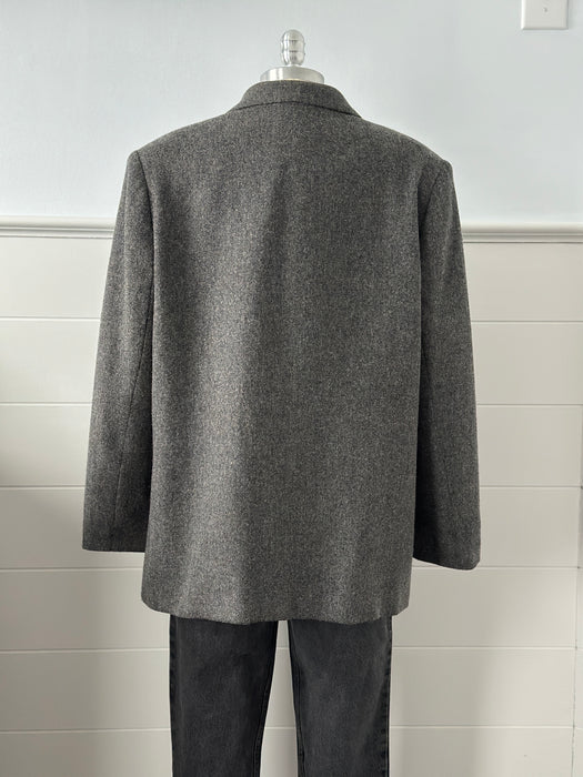 1980s Single Button Wool Blazer