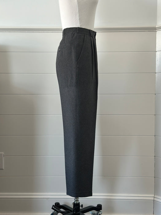 1980s Pleated Wool Slacks