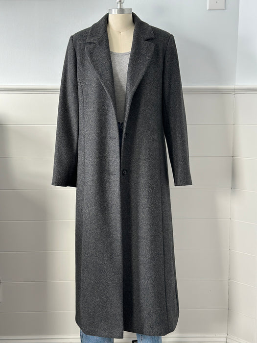 1990s Minimalist Wool Overcoat