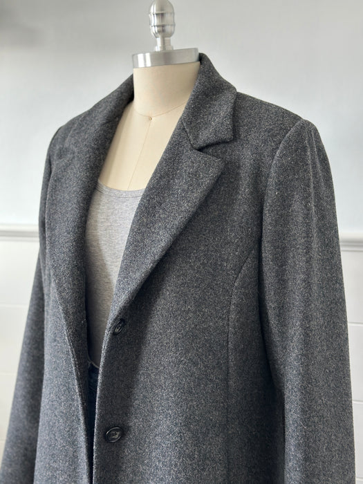 1990s Minimalist Wool Overcoat