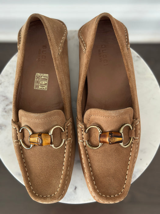 Gucci Bamboo Driving Moccasins