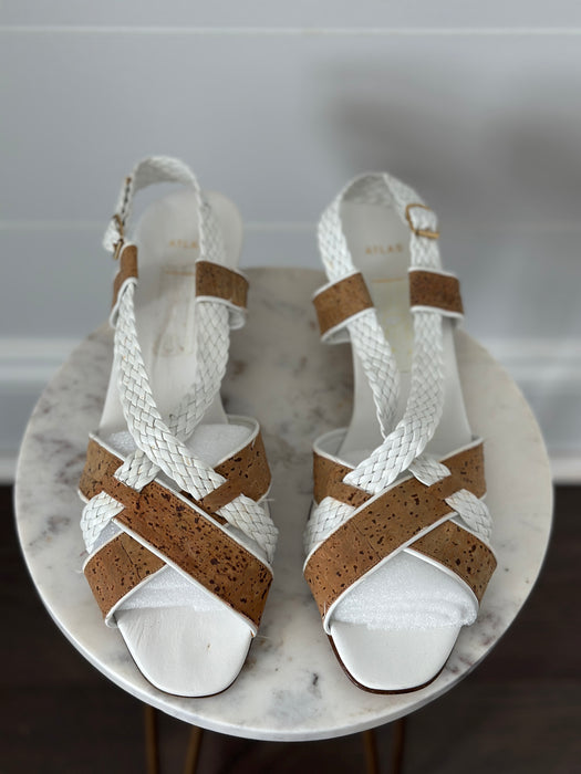 Woven and Cork Sandals