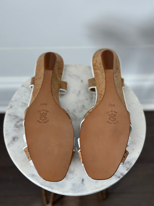 Woven and Cork Sandals