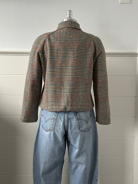 Vintage I. Magnin Houndstooth Top