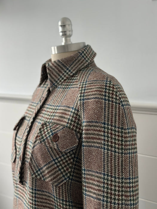 Vintage I. Magnin Houndstooth Top