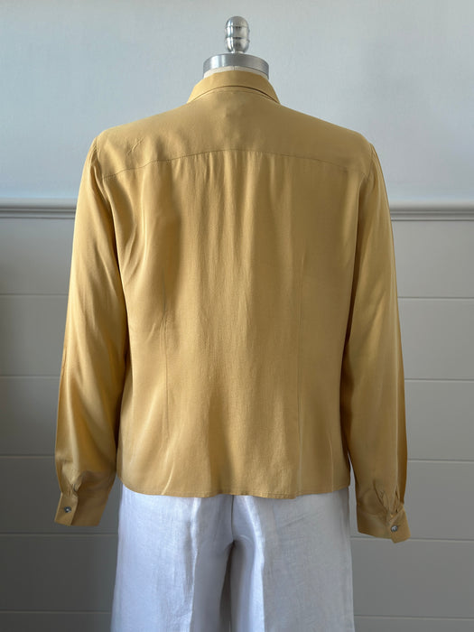 1980s Jones New York Silk Blouse