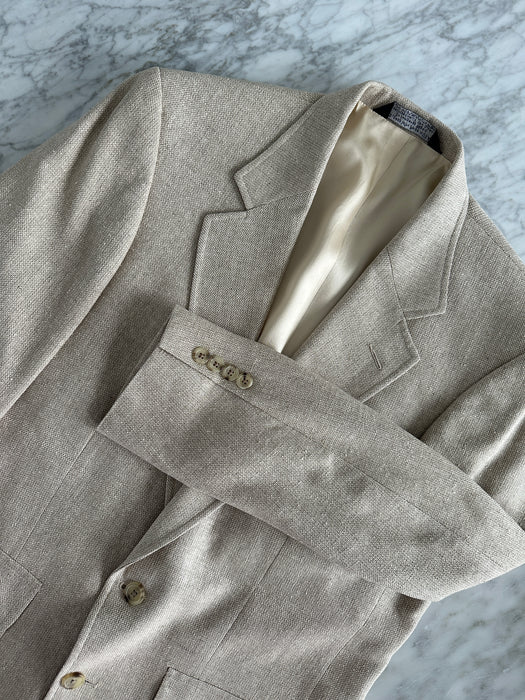 1990s Lands End Silk Blazer