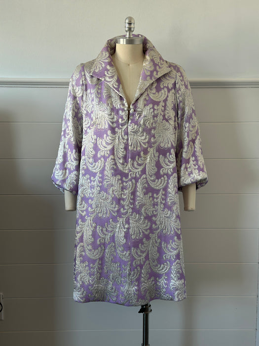1960s Brocade Midi Dress