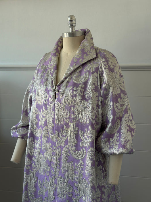 1960s Brocade Midi Dress